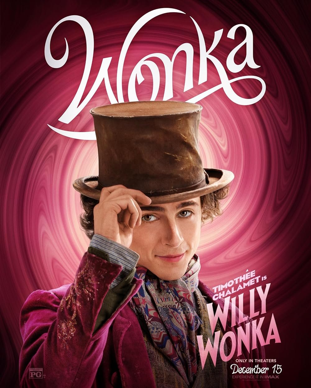 [개봉영화] 티모시 샬라메 웡카 Wonka(2023) 후기 OST For a moment 가사 해석